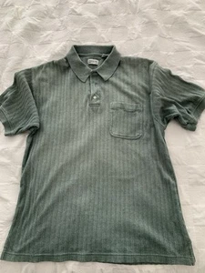Arrow Herren Poloshirt türkis Strick Größe Large gerippt Resortwear Sommer Oberteil - Bild 1 von 2