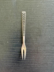 Tenedor de limón vintage cuchara de recuerdo de plata coleccionable - ME1984 - Imagen 1 de 2