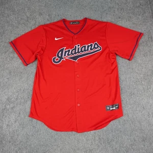 Cleveland Indians Baseball Jersey Mens XL MLB Francisco Lindor 12 Nike Authentic - Picture 1 of 13