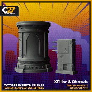 X-Pillar | Terrain | Sci-Fi Miniature | C27 Studio - Picture 1 of 1