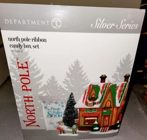 Department 56 North Pole Ribbon Candy Box Set - Picture 1 of 5