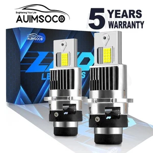 For Mazda 3 Hatchback 4-Door 2004-2013 D2S D2R LED Headlight High Low Beam Bulbs - Foto 1 di 17
