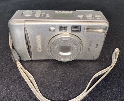 Canon Sure Shot 115u Point & Shoot 35mm Film Camera WORKS - Image 1 of 4