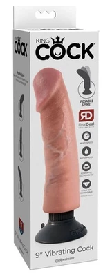King Cock 9 inch Vibrating - Massagegerät - Bild 1 von 3