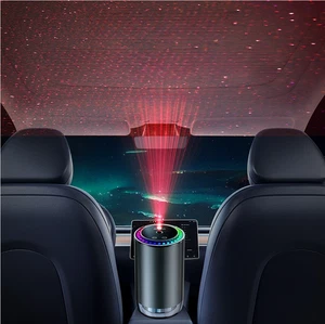 7-Color Sound-Activated Car Aromatherapy-Aluminum Diffuser,Auto Spray Starry Sky - Picture 1 of 8