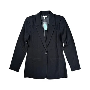 Blazer Maurices Mujer Negro Pequeño Chaqueta de Trabajo Elastizado Forrado Carrera Clásico - Imagen 1 de 6