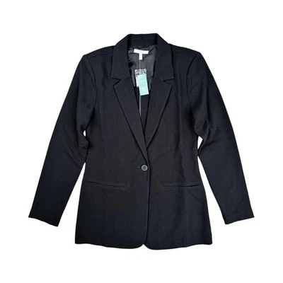 Blazer Maurices Mujer Negro Pequeño Chaqueta de Trabajo Elastizado Forrado Carrera Clásico Foto 1 de 4