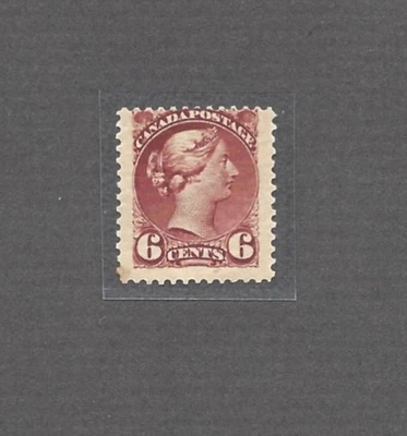 Canada #43, 6 Cent Small Queen, Red Brown, MNH, Fine, CV +/- $150.00 - Image 1 of 2