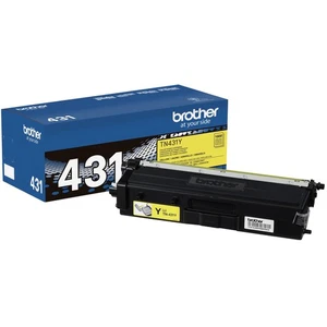 Brother Drucker TN431Y Toner mit Standardkapazität - Einzelhandelsverpackung, gelb - Bild 1 von 8