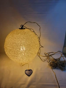 Lámpara de trabajo Spaghetti MCM Swag años 60 transparente Lucite. - Imagen 1 de 3