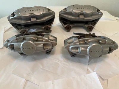 07-21 INFINITI 370Z G37 M37 Q50 Q60 FX50 AKEBONO FRONT & REAR CALIPER BRAKE SET - Image 1 of 4