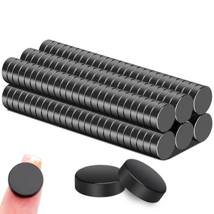 150Stück Mini Magnete Schwarz Stark 10x3mm - Bild 1 von 7