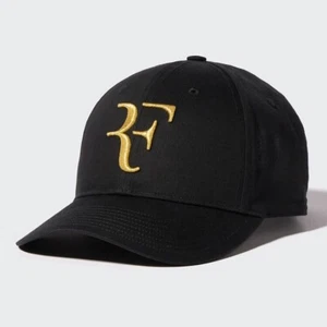 UNIQLO Roger Federer RF Cap 2023 Limited Edition Black and Gold NEW w/Tag - Picture 1 of 10