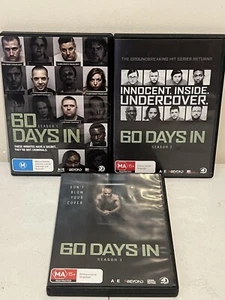 60 Days in : Season( 1-3) 1 2 3 (DVD, 2017) Good Condition Region 4 - Picture 1 of 4
