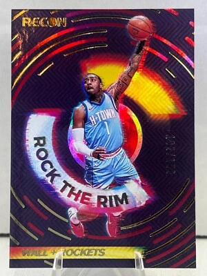 2020-21 Panini Recon Rock the Rim Red /199 John Wall #14 - Image 1 of 3
