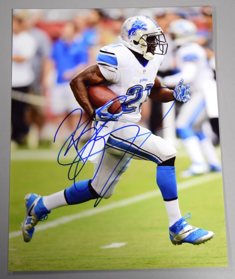 Reggie Bush Signed 11x14 Photo Detroit Lions Autograph (IMAGE 1) - Изображение 1 из 1