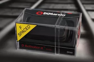 DiMarzio DP222BK D Activator-X Bridge Humbucker - Black / Standard Spacing - Picture 1 of 3