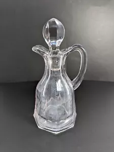 Vintage Glaskaraffe / Lavendel gefärbt - Bild 1 von 10