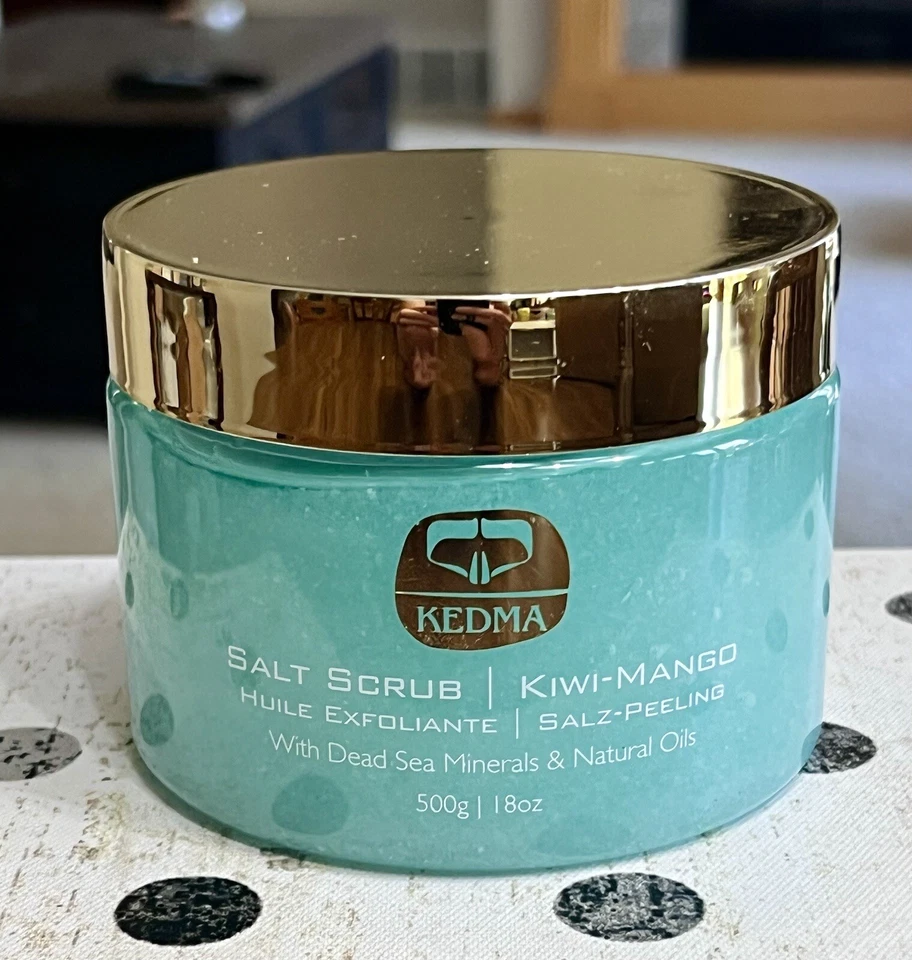 Kedma Salt Scrub Kiwi-Mango 18oz /500g NEW/ SEALED - Image 1 of 3