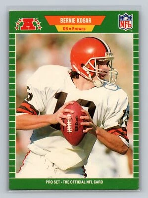Bernie Kosar #77 1989 Pro Set Cleveland Browns - Image 1 of 2
