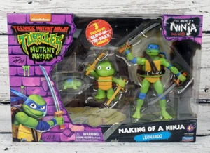 Teenage Mutant Ninja Turtles Mutant Mayhem Making of a Ninja Leondardo Set NEW - Picture 1 of 5