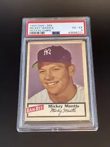 1954 Dan-Dee Mickey Mantle Yankees PSA 4 - VG/EX - Picture 1 of 12