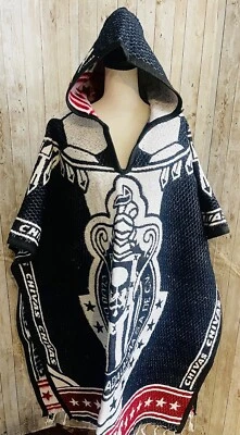 Club Deportivo Guadalajara Chivas Club de Fútbol Poncho Grueso Manta Envoltura Serape Foto 1 de 4