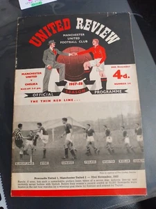 MANCHESTER UNITED v CHELSEA 1957/1958 Munich Season 14/10/1957 (1) - Picture 1 of 5