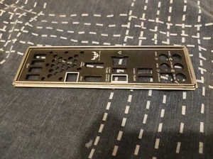 I/O IO Shield For Asus Sabertooth z97 ORIGINAL Motherboards Backplate plate - Zdjęcie 1 z 1