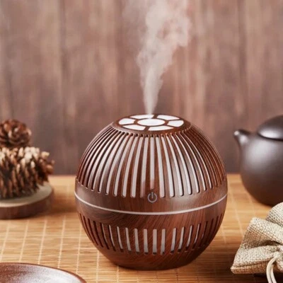 Mini Wood Aromatherapy Diffuser Ultrasonic Nano Spray Air Humidifier - Image 1 of 3