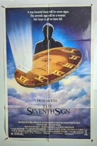 Póster de terror original de Demi Moore, Michael Biehn EL SÉPTIMO SIGNO 1a película - Imagen 1 de 1