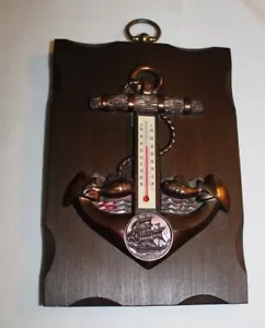 Boat Anchor Thermometer Temperature Gauge Indoor Nautical Almeida & Son - l - Picture 1 of 4