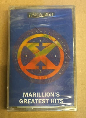 MARILLION - A SINGLES COLLECTION (1992) SEALED CASSETTE MADE IN TURKEY - Image 1 of 2
