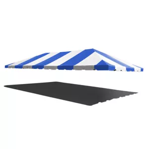 Ricambio telaio West Coast tenda top 20x40 blu PVC tettoia evento festa gazebo - Foto 1 di 3