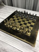 Metal Chess Board Emerald Green 13 I Chessgammon I UK