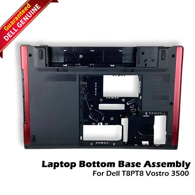 Conjunto de cubierta base inferior roja genuina para computadora portátil Dell Vostro 3500 T8PT8 0T8PT8 Foto 1 de 4