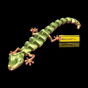 "Lagarto articulado impresión 3D 7" - ¡18 cm de largo! - Imagen 1 de 5