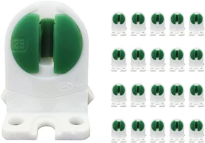 T5 Portalámparas de tubo fluorescente LED Tombstone, casquillo mediano de dos cl - Picture 1 of 11