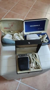Vintage 1960s Philips Philishave De Luxe Braun Sixtant Electric Shavers Lot - Picture 1 of 8
