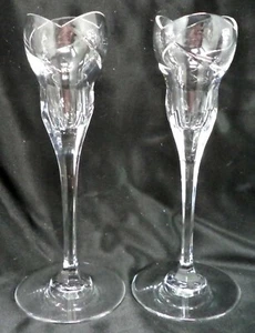 MIKASA Pair of 2 Tulip-Shaped Candle Holders - Picture 1 of 6