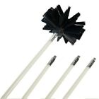 Comprehensive Chimney Sweeper Set 4 Rods 1 Brush Easy to Connect and Extend