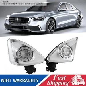 4D Rotation Speaker Tweeter Set For 2022-25 Mercedes Benz W223 S Class 64 Colors - Picture 1 of 12