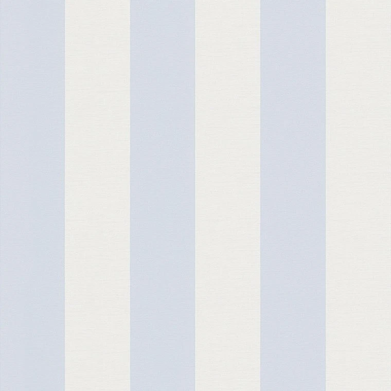 MC61017 - Papel pintado de galería Maison Charme a rayas azul blanco Foto 1 de 2