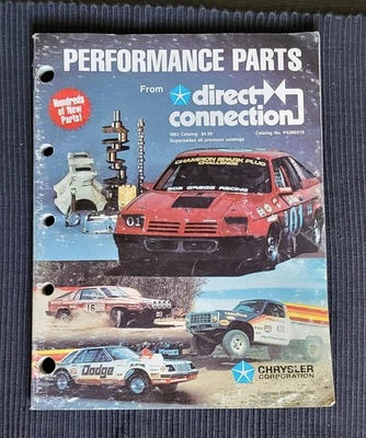 Direct Connection Mopar 1983 Performance Parts Catalog Chrysler Corporation - image 1 of 3
