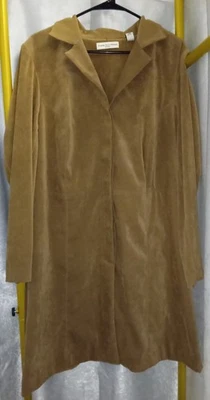 Vestido Jaqueta Amanda Smith Feminino Tamanho 10 Camelo Comprimento Joelho Manga Longa Botão - Imagem 1 de 4