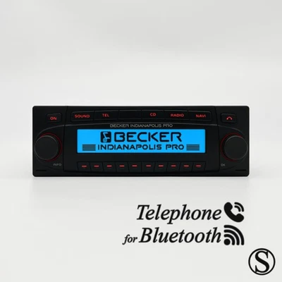 Becker Indianapolis Pro BE7955 Radio für Bluetooth VW Polo Golf Audi 80 A4 A6 A8 - Bild 1 von 4