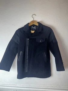Chaqueta Burberrys Niños Lana Azul Cremallera Completa Preloved Niños Edad 10 - Imagen 1 de 8