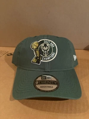 Milwaukee Bucks NBA Finals Championship Hat New Era gorra ajustable Giannis Foto 1 de 4