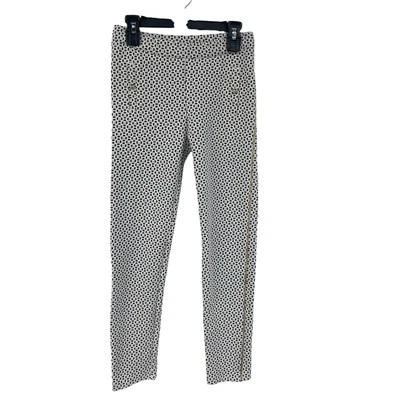 Janie and Jack Cream and Sugar Geo Print Pull On Jacquard Legging Girls 10 - Image 1 of 4