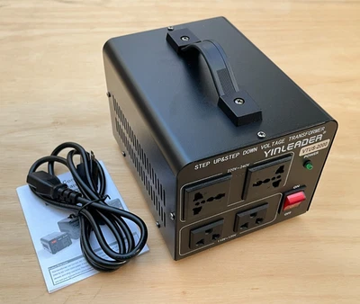 Open Box YINLEADER 2000 W Step Up/Down Voltage Transformer Converter 110V to220V - Image 1 of 4